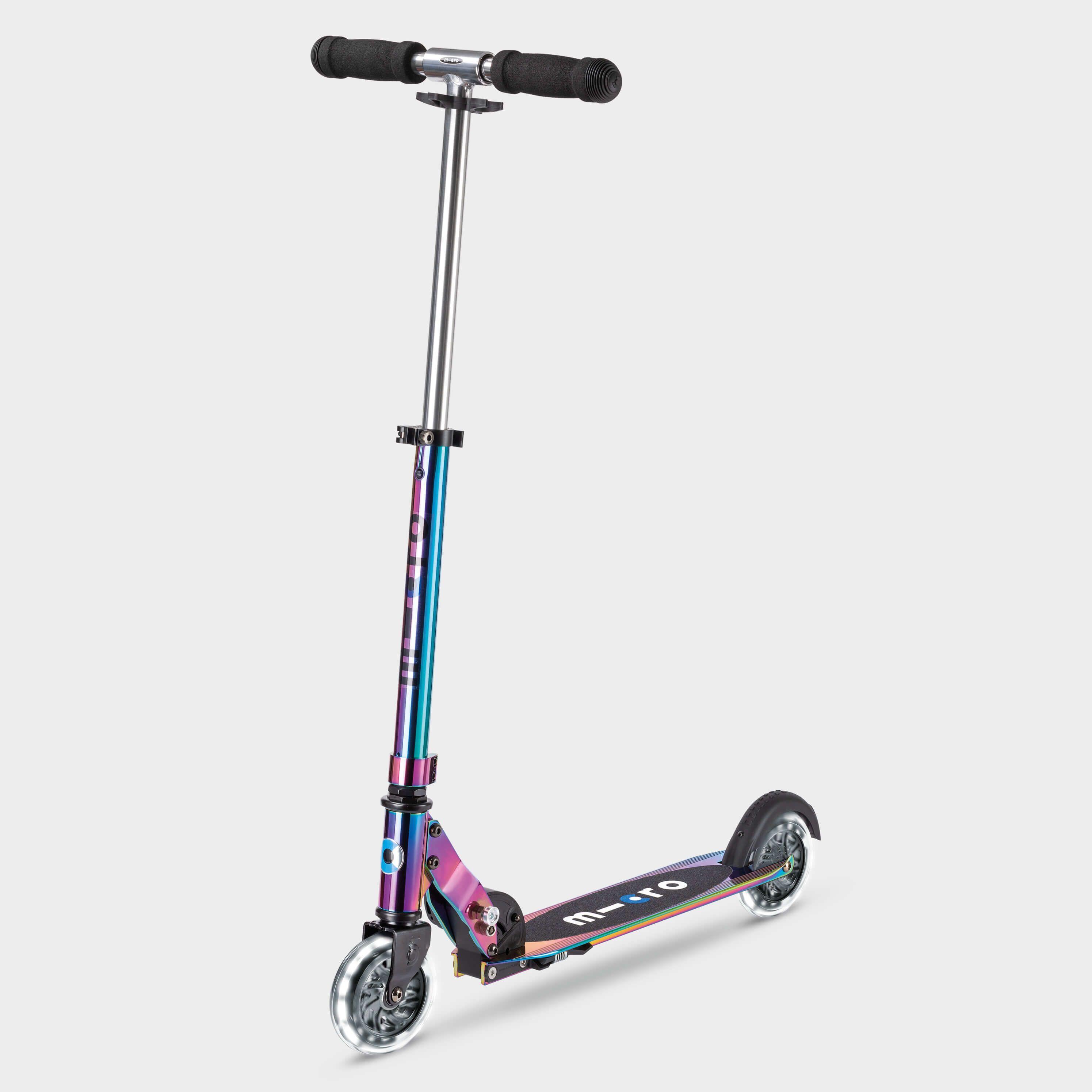 MICRO Sprite Scooter with Light up Wheels: Neochrome