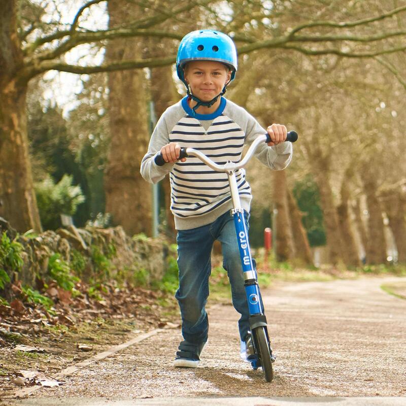 Trottinette enfant grande roue Micro Cruiser Bleu