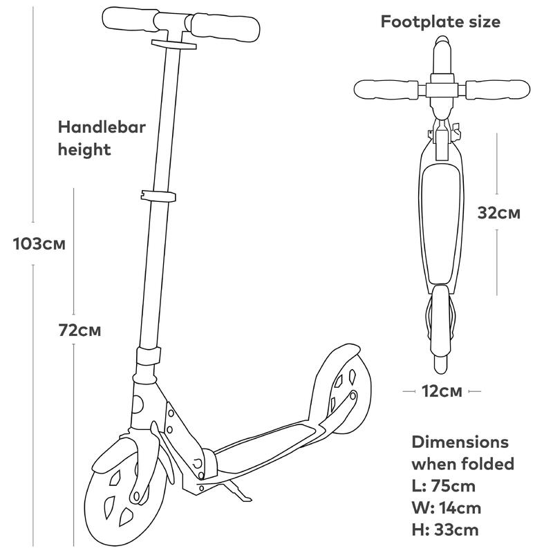 micro Scooter white