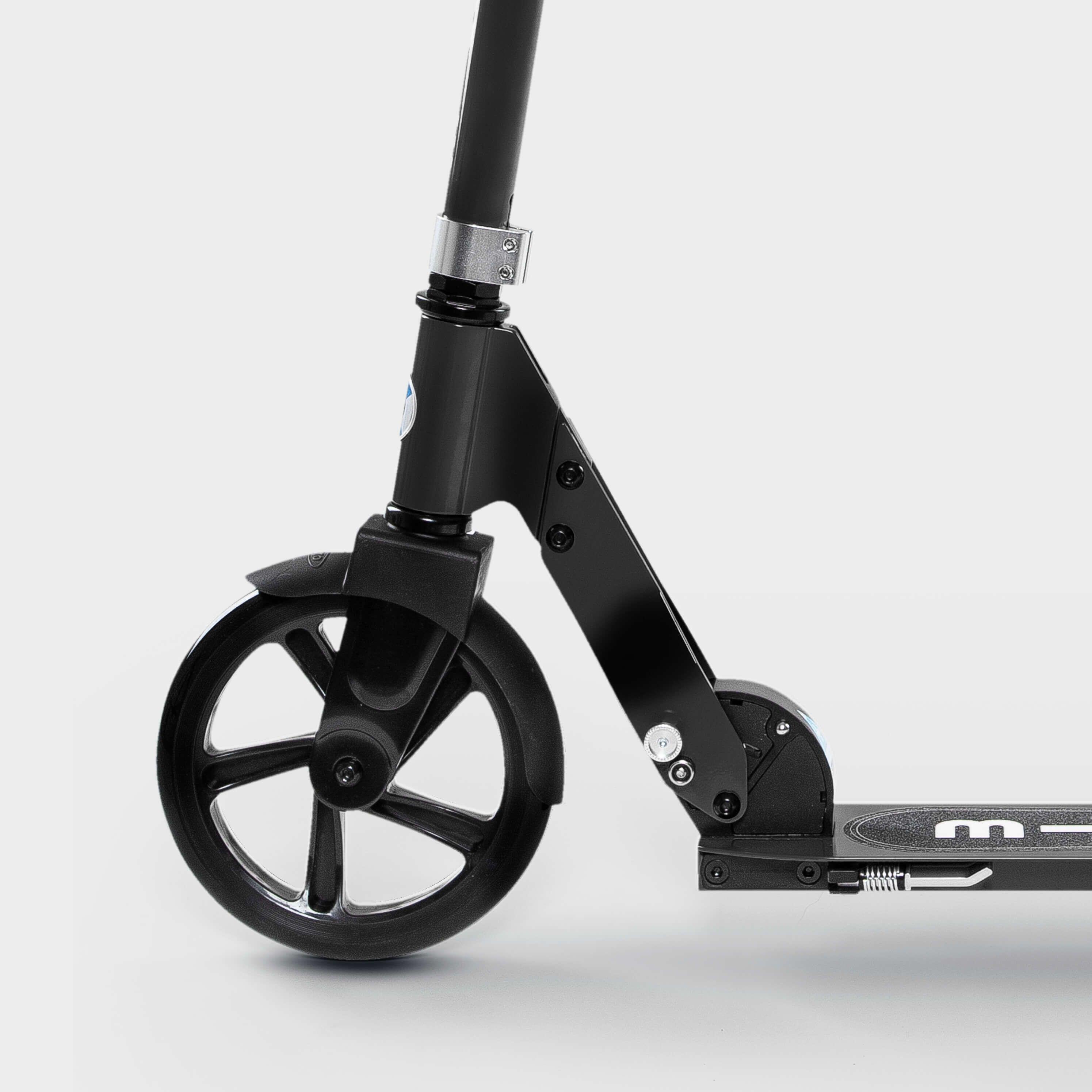 Cruiser Scooter Original Large Wheels Black MICRO Decathlon