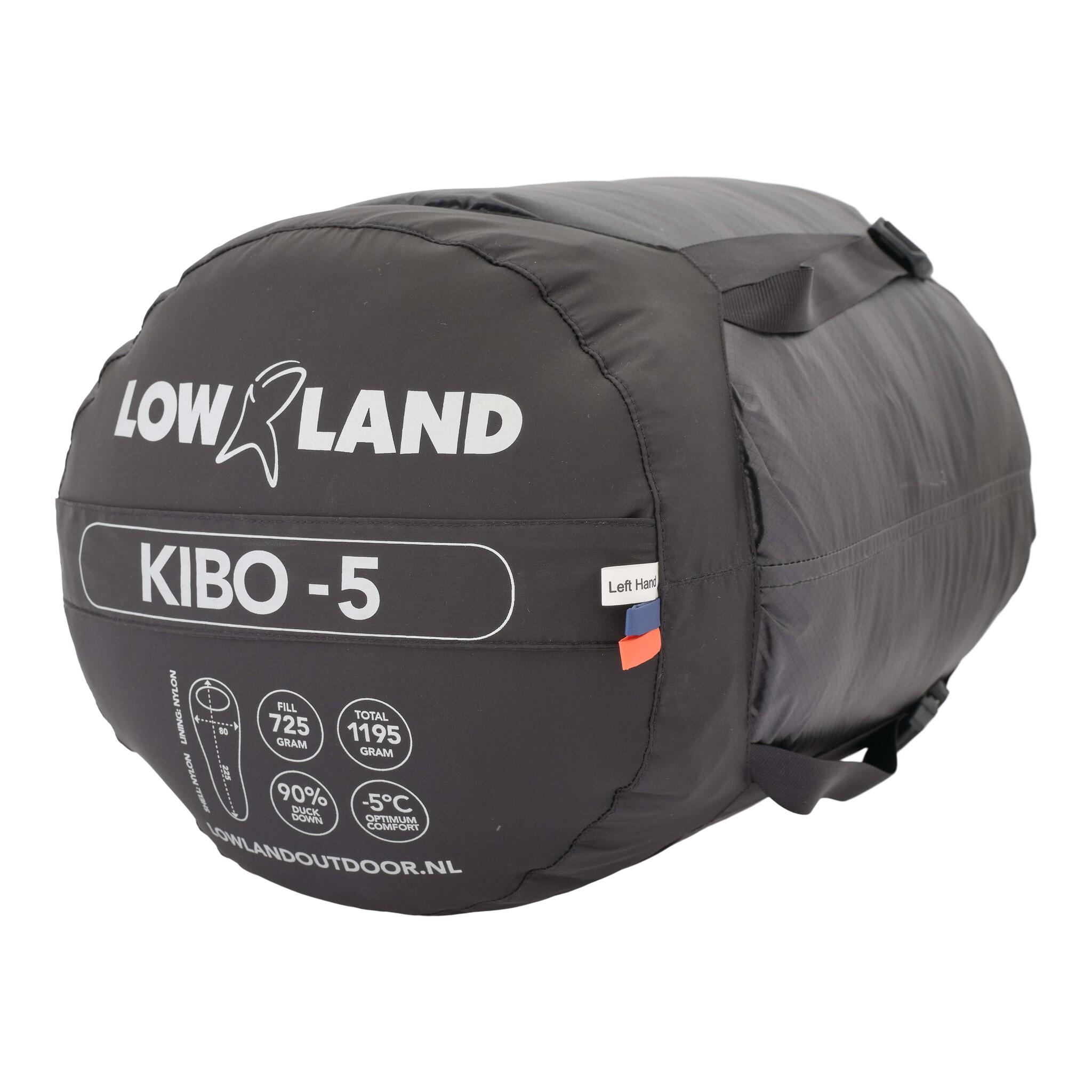 KIBO -5 - Sac de couchage en duvet - Nylon - 225x80 cm - 1195gr  -5°C 7/7