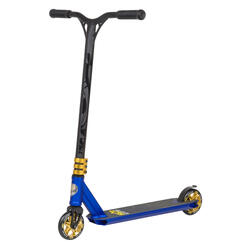 STAR SCOOTER Freestyle Jump alu stuntstep, 110mm Semi Pro, blauw / goud