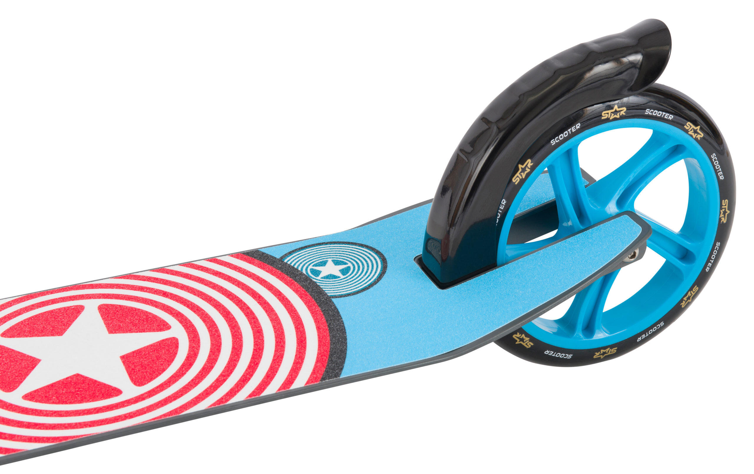 STAR SCOOTER Alu City vouwbaar 205mm XXL staplank grijs / blauw 4/5