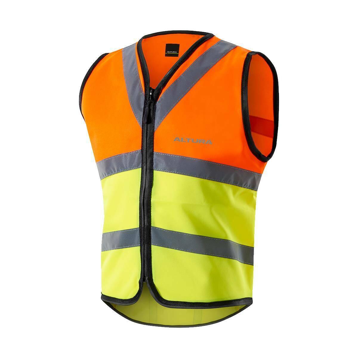 ALTURA Kids Nightvision Vest Urban Yellow 7-9 Years Hi-Viz