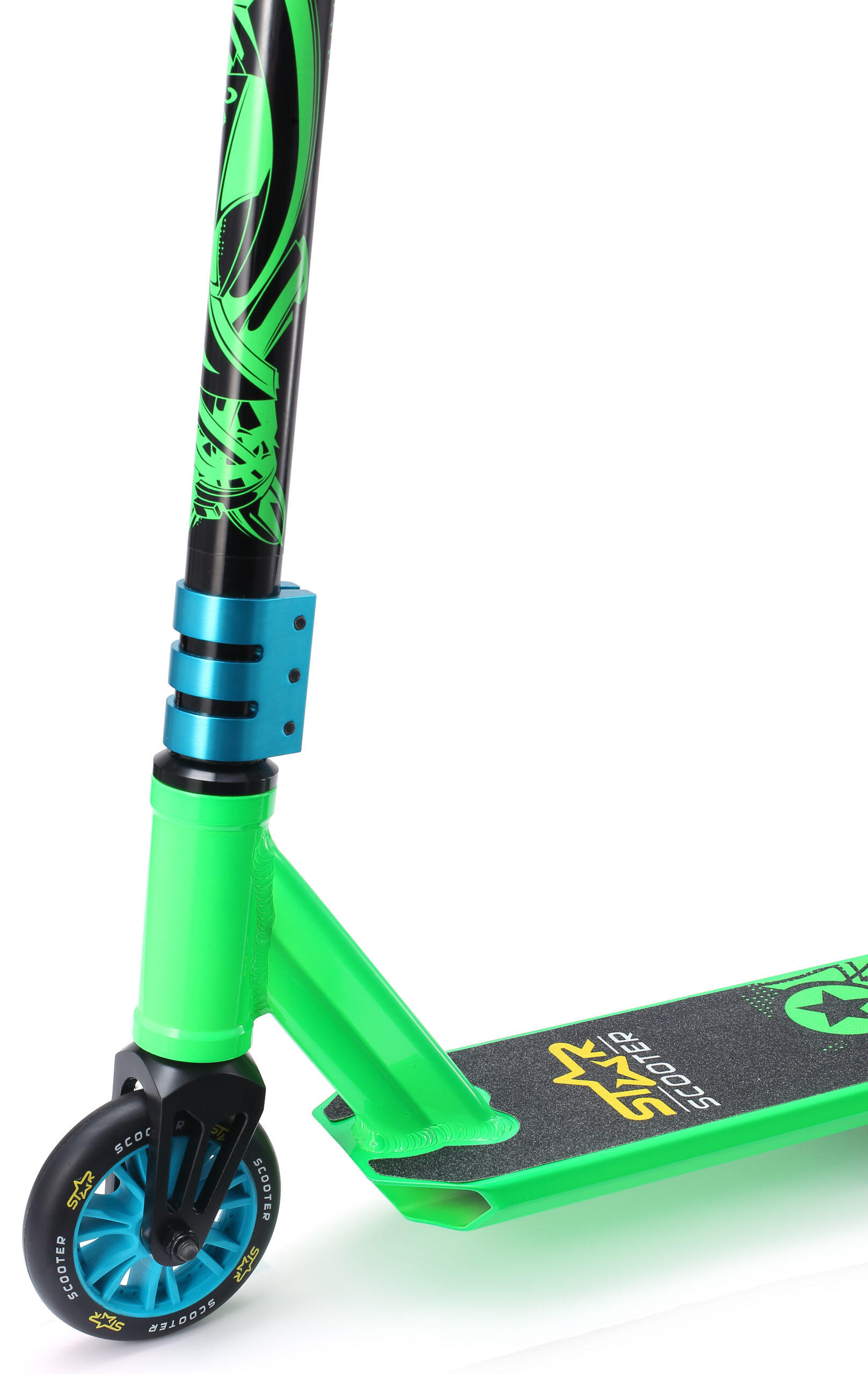 STAR SCOOTER Freestyle Jump alu stuntstep 110mm Mini groen 2/5