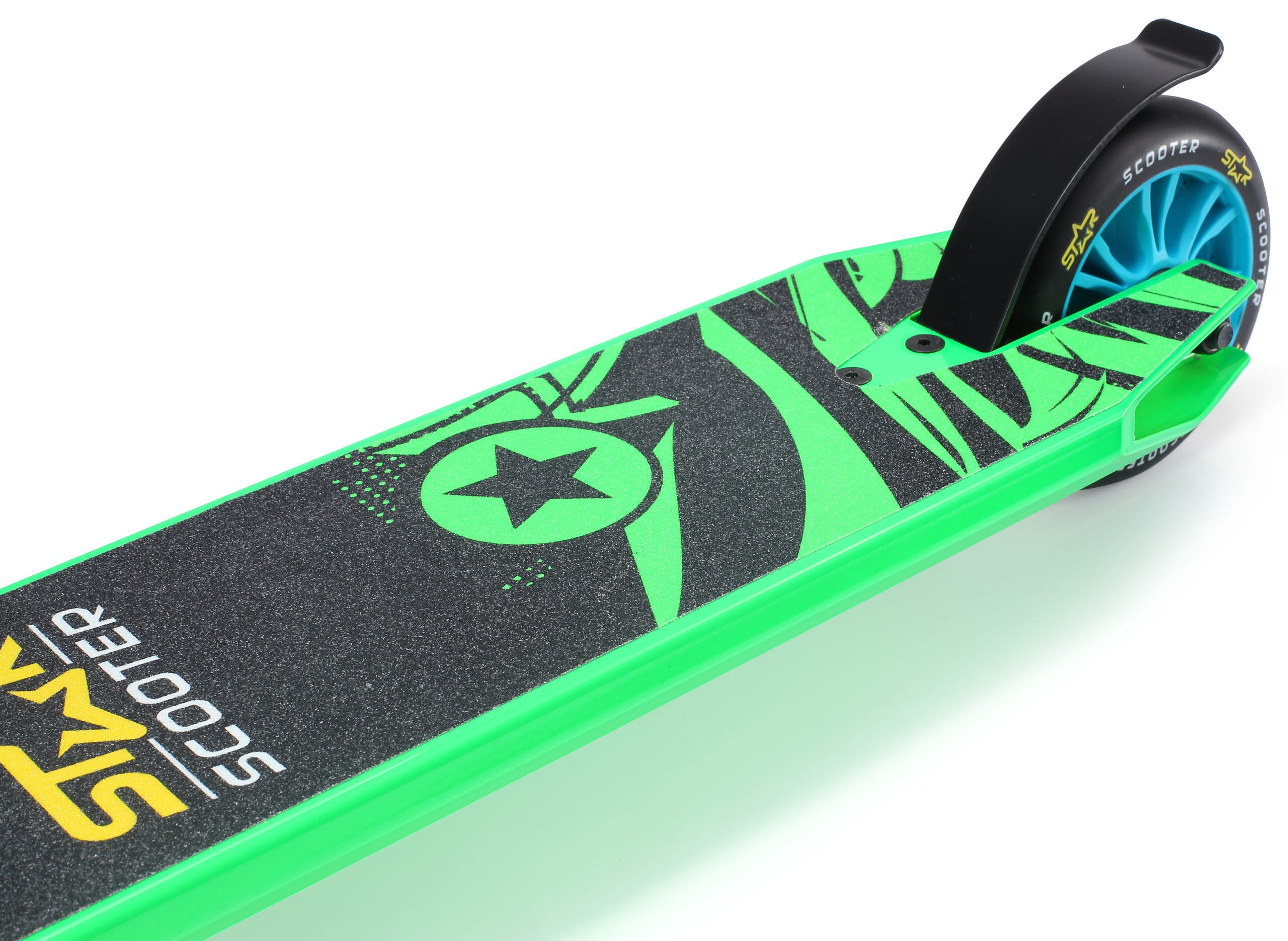 STAR SCOOTER Freestyle Jump alu stuntstep 110mm Mini groen 4/5