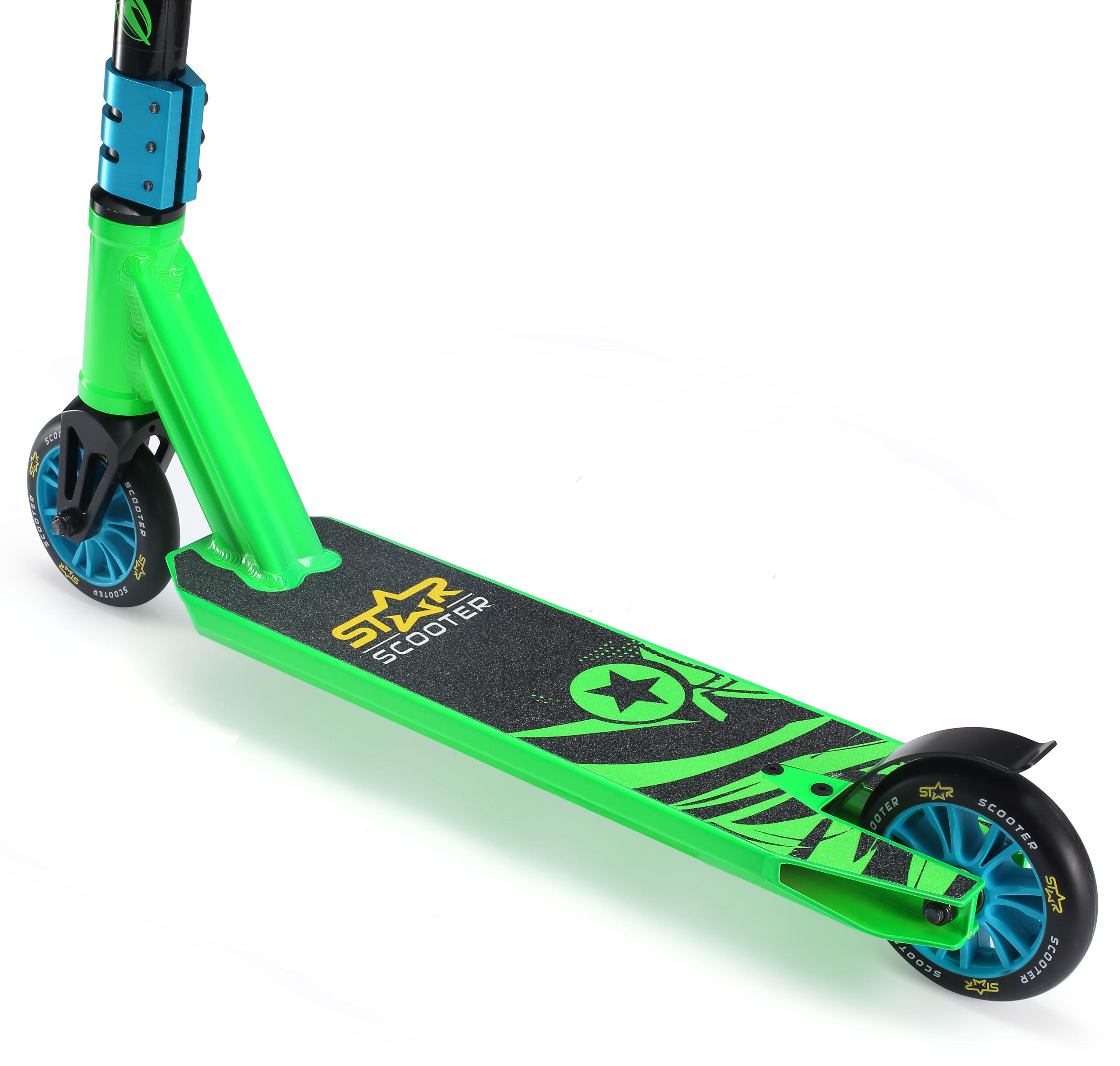 STAR SCOOTER Freestyle Jump alu stuntstep 110mm Mini groen 3/5
