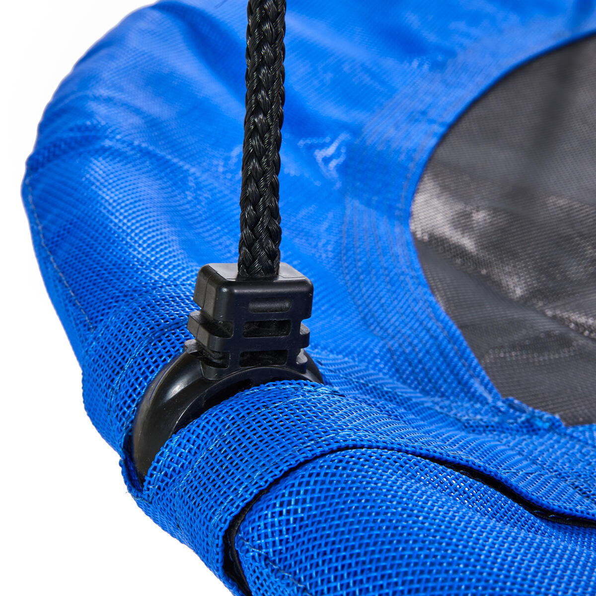 Balançoire ronde nid d'oiseau Ø100 cm - Bleu - Charge 150 kg 2/6