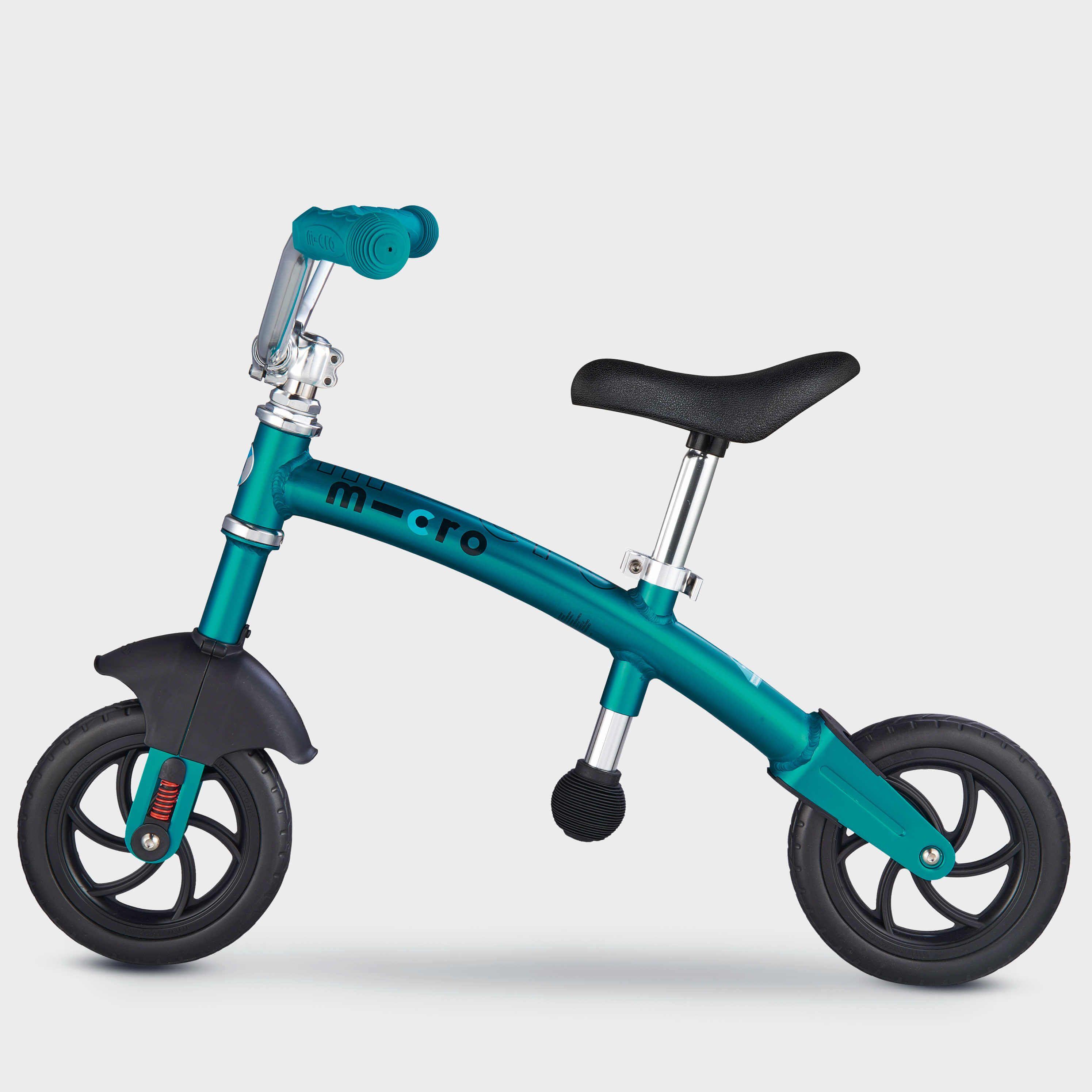 Balance Bike 2in1 with Stabilisers Aqua MICRO Decathlon