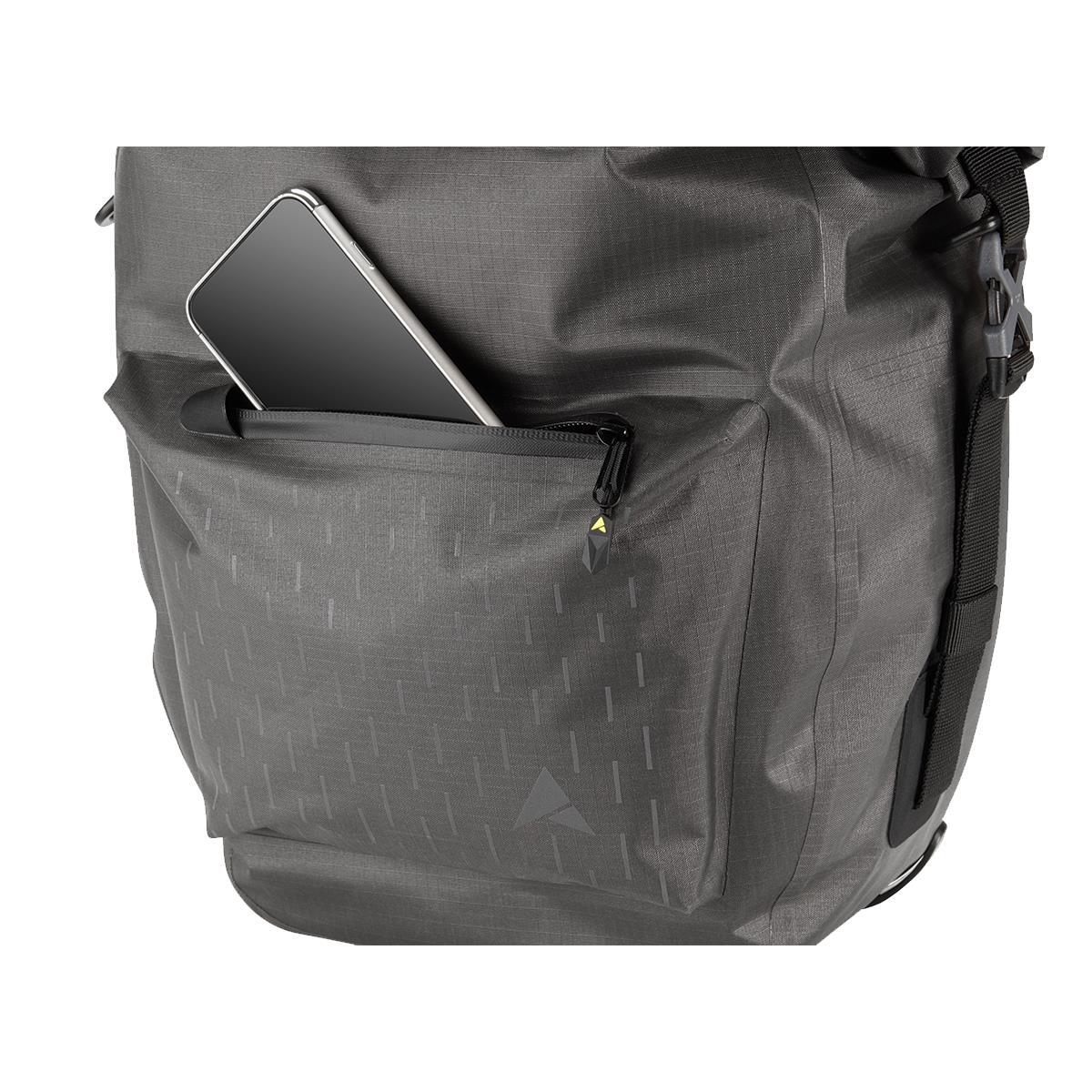 Thunderstorm Adventure Pannier Adventure Charcoal 25L Waterproof | Hi-Viz 4/5