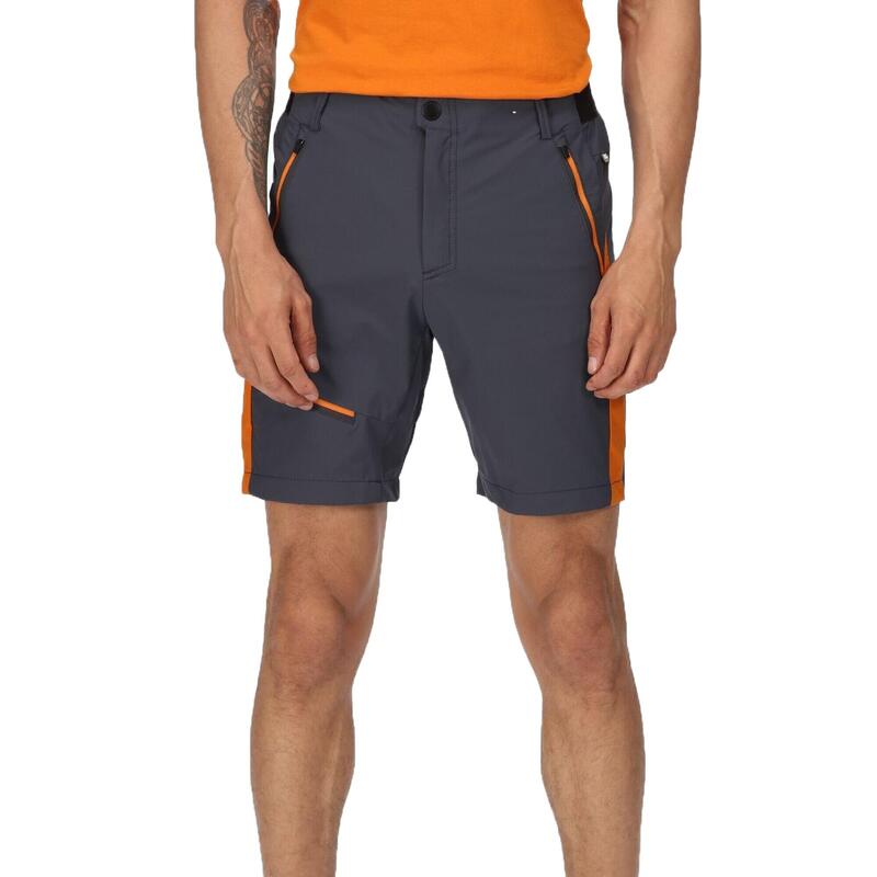 Heren Highton Pro Shorts (India Grijs/Vos)