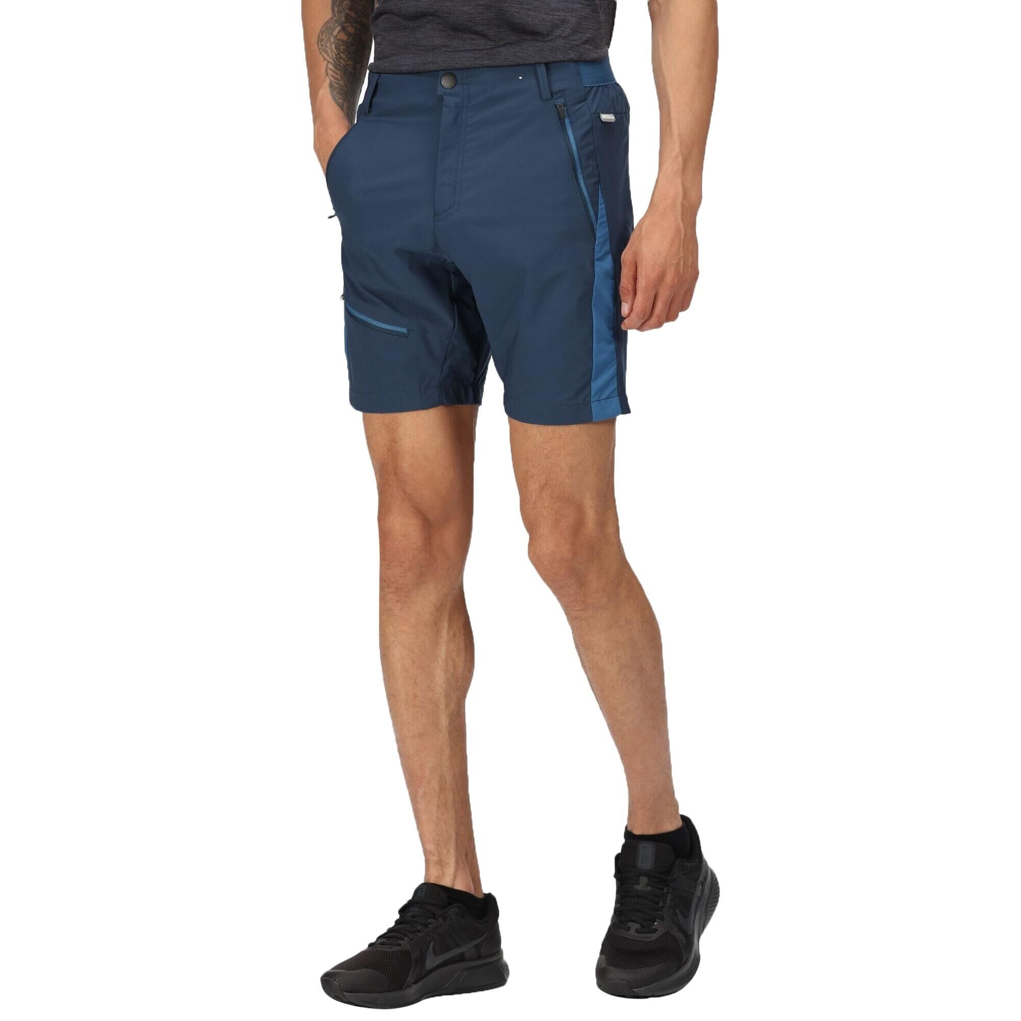 REGATTA Mens Highton Pro Shorts (Moonlight Denim/Dynasty Blue)