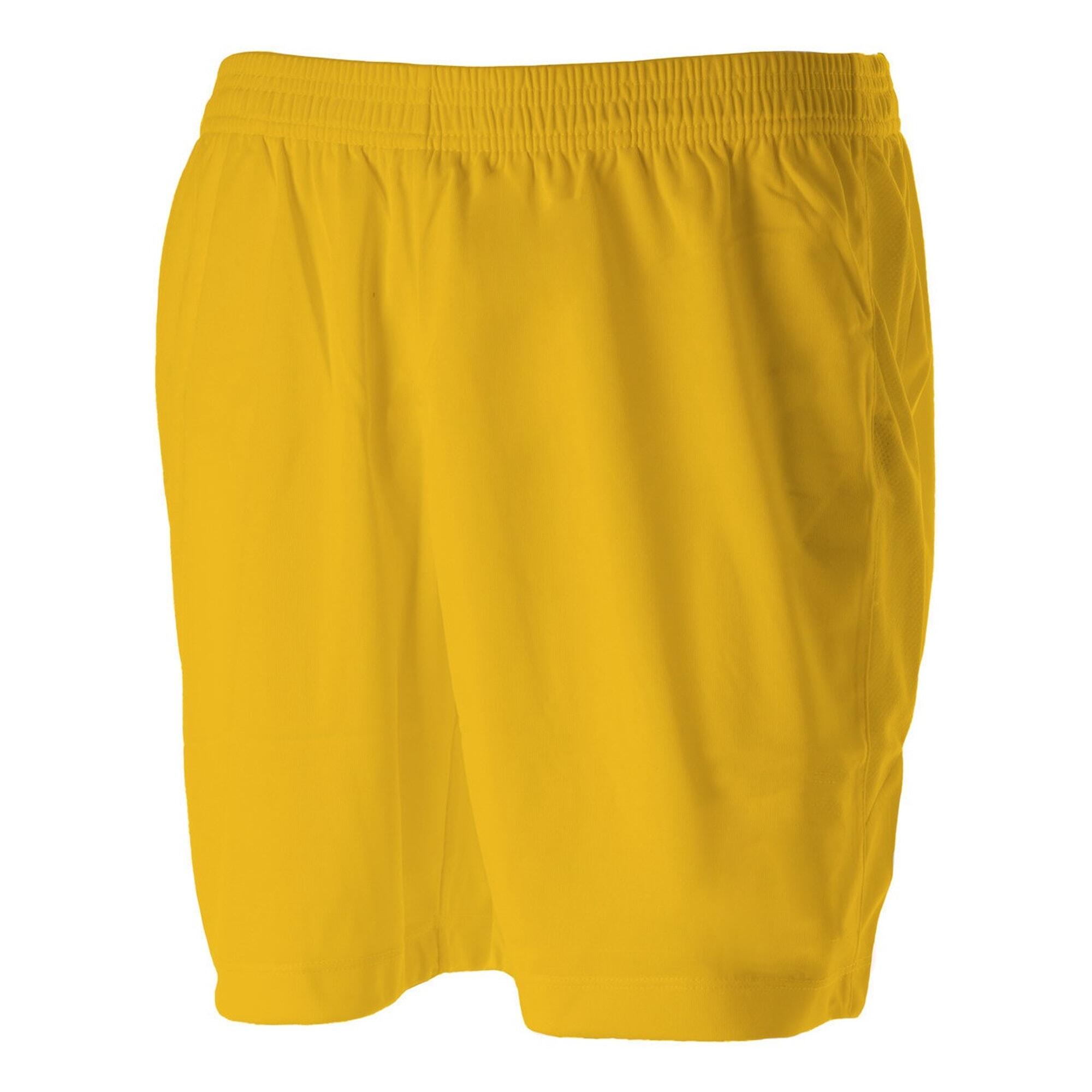 Childrens/Kids Club II Shorts (Yellow) 2/2
