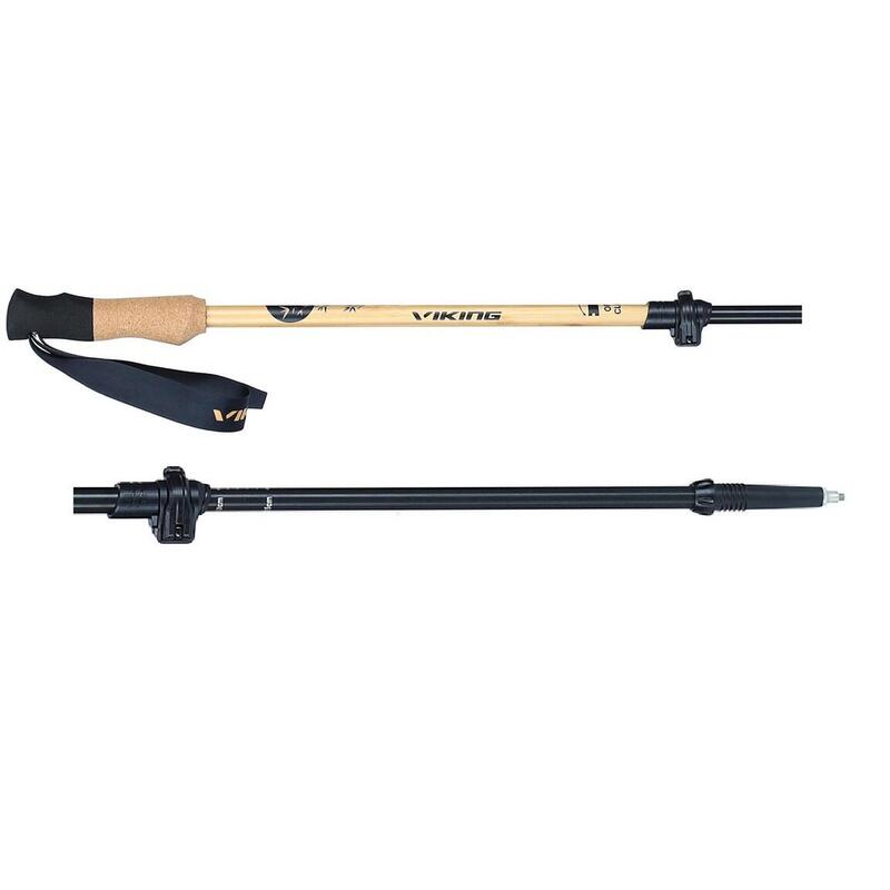 Viking Bambu Pro Trekking, bețe de trekking reglabile, 3 secțiuni