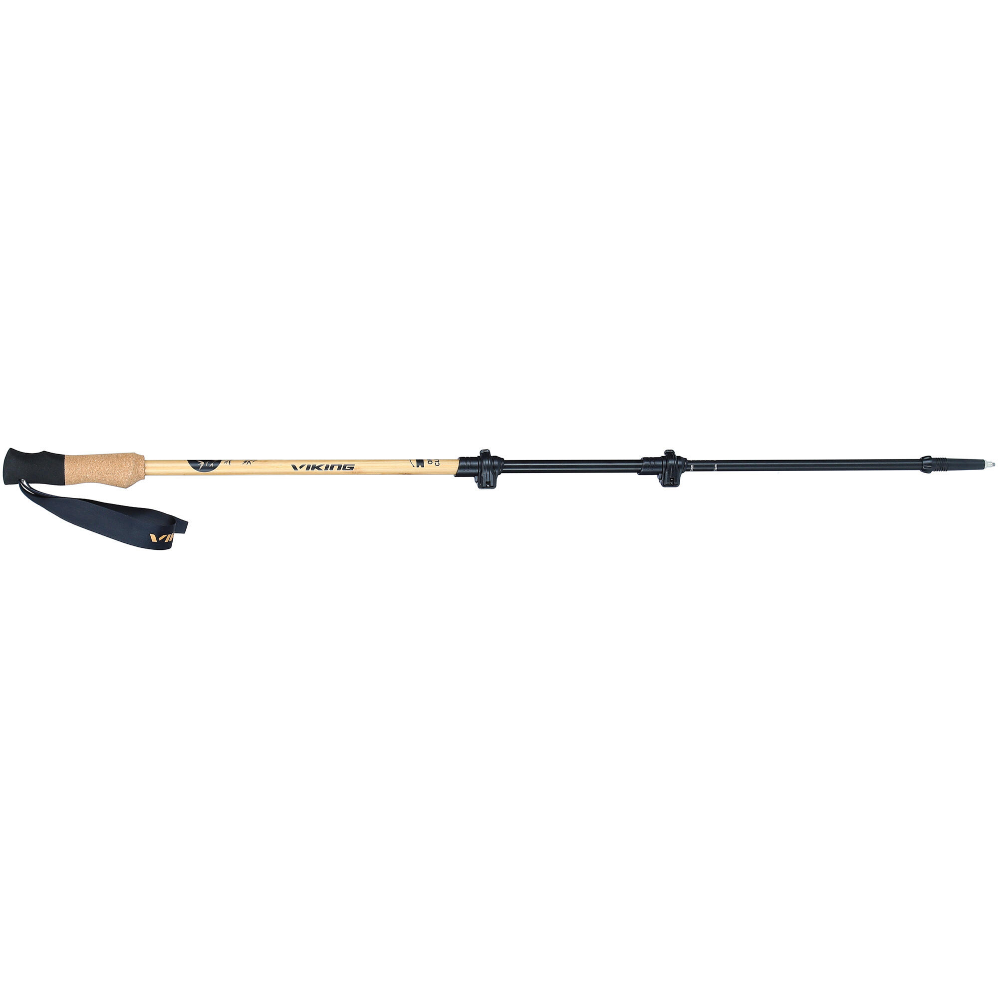 Kije trekkingowe regulowane Viking Bambu Pro Trekking, 3 sekcyjne