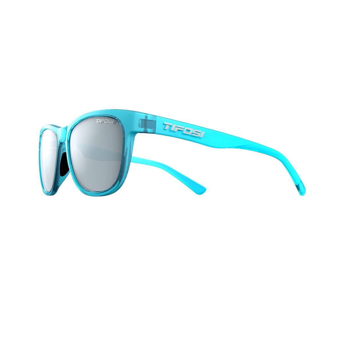 Swank Single Lens Sunglasses Crystal Sky Blue/Smoke Bright Blue 1/2