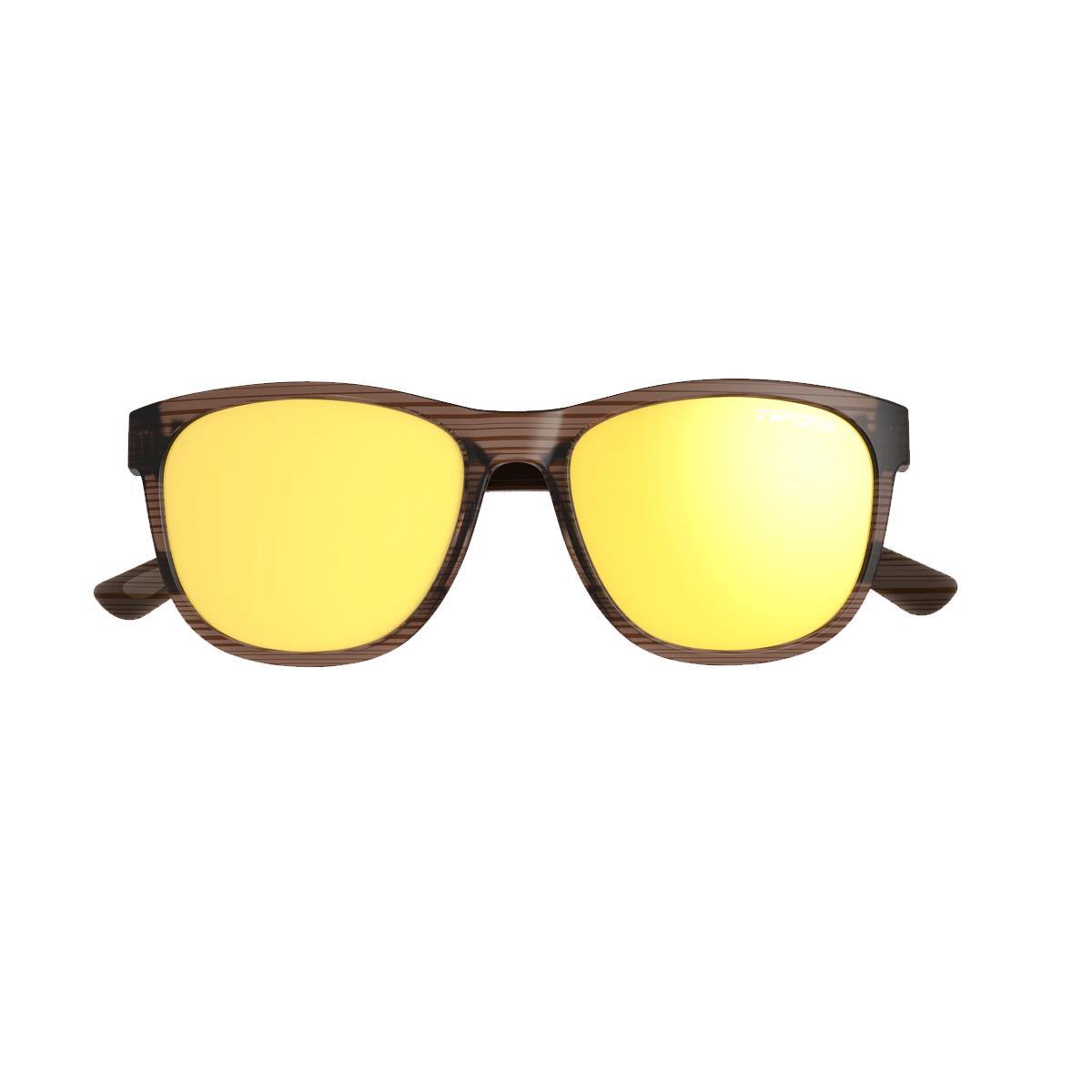 Swank Single Lens Sunglasses Casual | Casual Woodgrain/Smoke Yellow 2/2