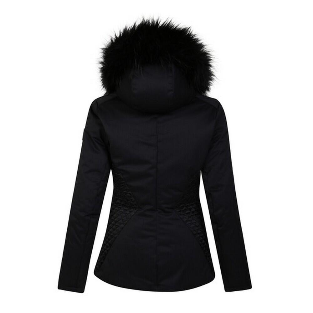 Womens/Ladies Julien Macdonald Supermacy Plain Ski Jacket (Black) 2/5