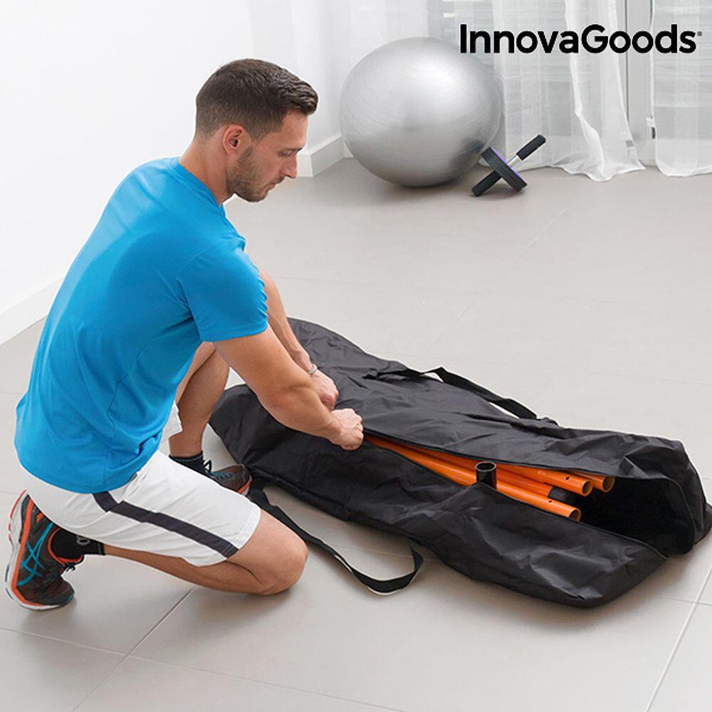 Station de Tractions et Fitness avec Guide D'Exercices InnovaGoods Noir 7/7