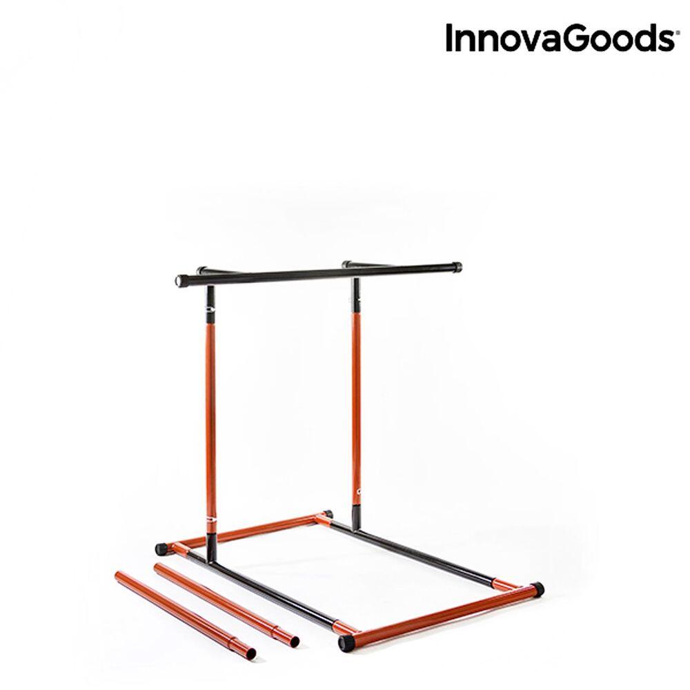 Station de Tractions et Fitness avec Guide D'Exercices InnovaGoods Noir 6/7