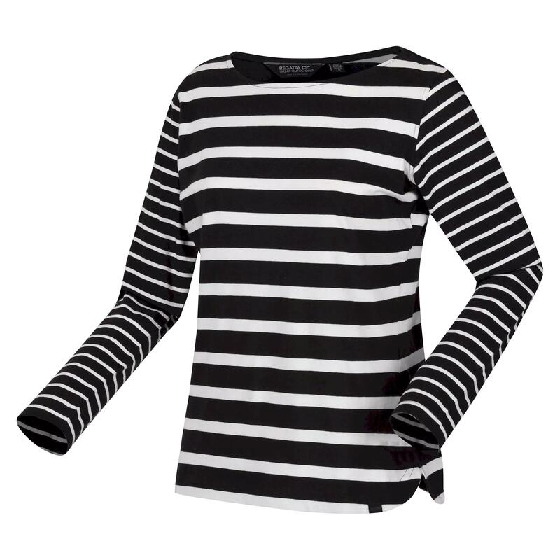 Tshirt FARIDA Femme (Noir / Blanc)
