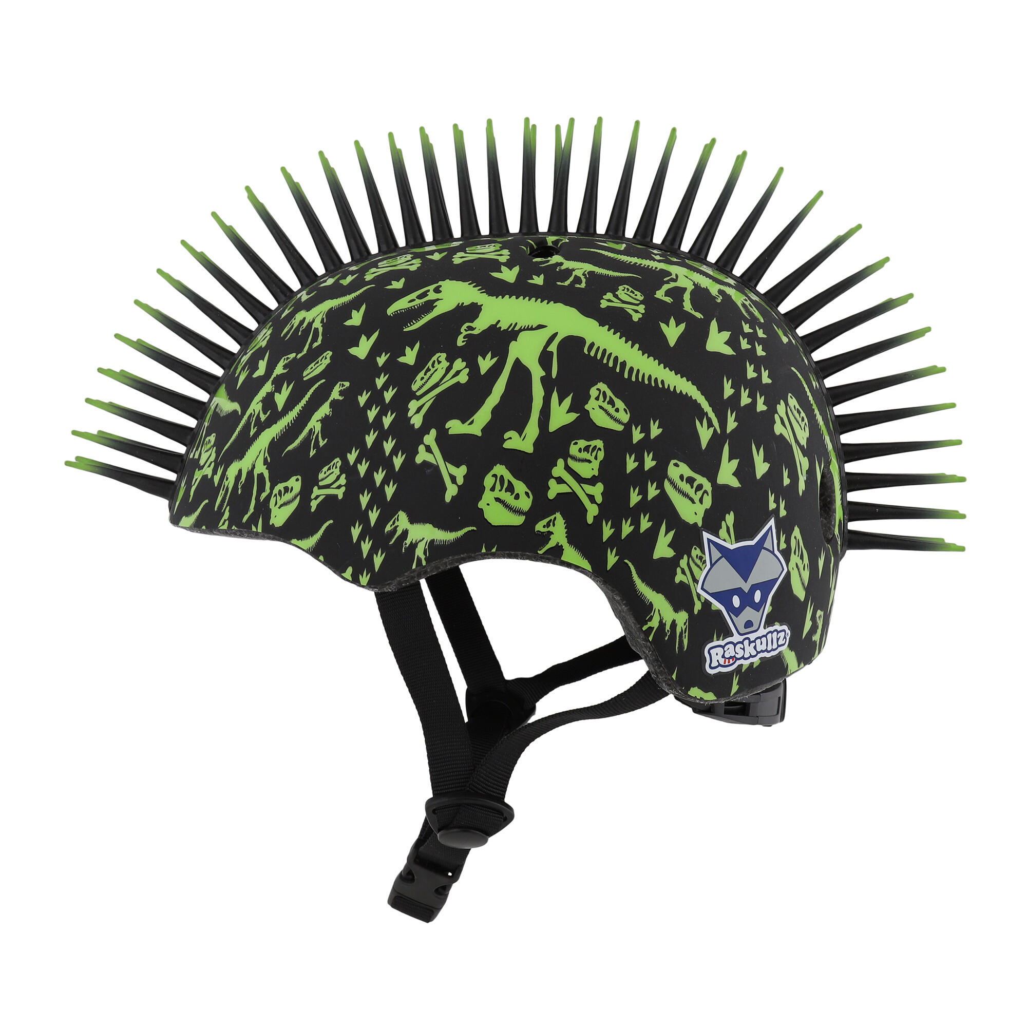 Raskullz FS Toddlers Helmet T-Rex Bonez Mohawk Unisize 48-52cm 2/5