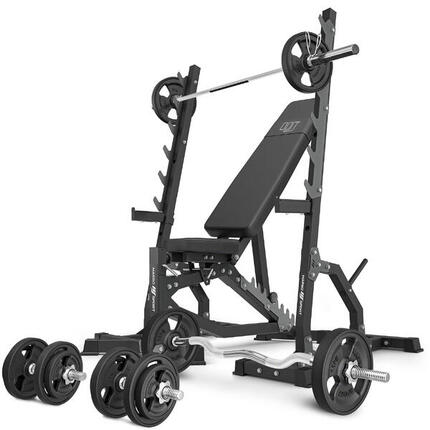 Ensemble de musculation Marbo Sport banc réglable et accessoires supplémentaires