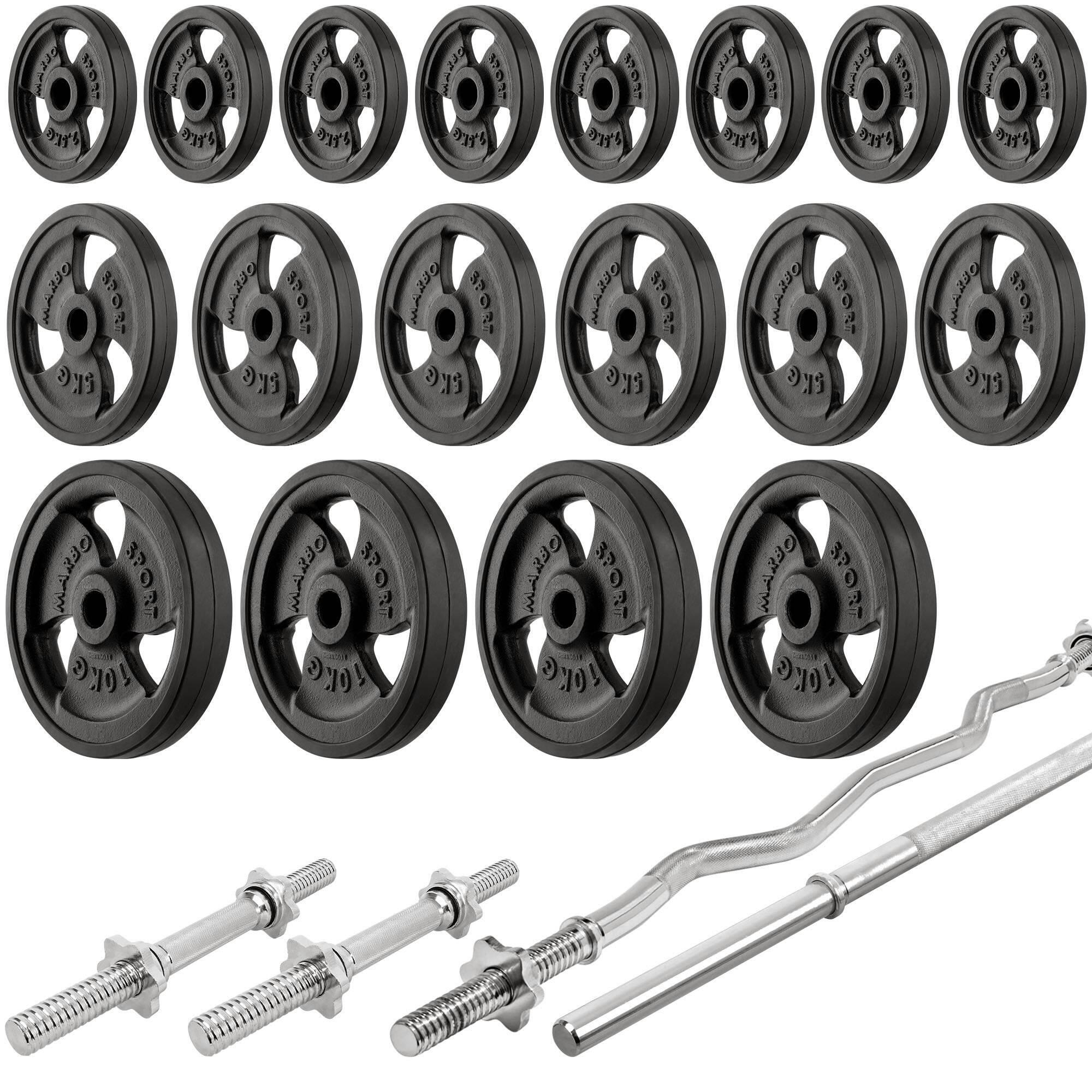 Ensemble de musculation Marbo Sport banc réglable et accessoires supplémentaires 5/5