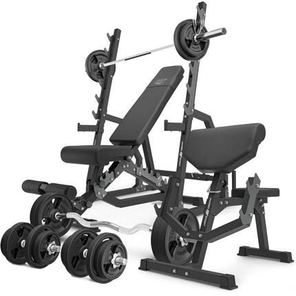 Ensemble de musculation Marbo Sport banc réglable et accessoires supplémentaires