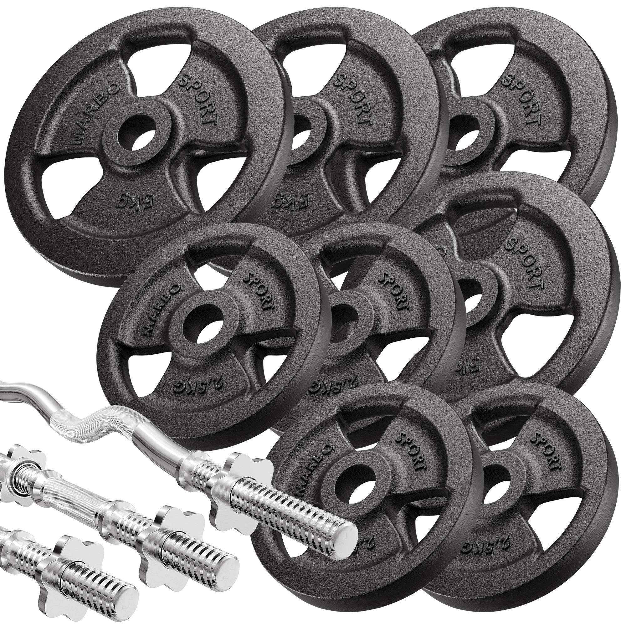 Ensemble de musculation Marbo Sport banc réglable et accessoires supplémentaires 5/5