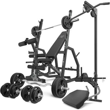 Ensemble de musculation Marbo Sport banc réglable et accessoires supplémentaires