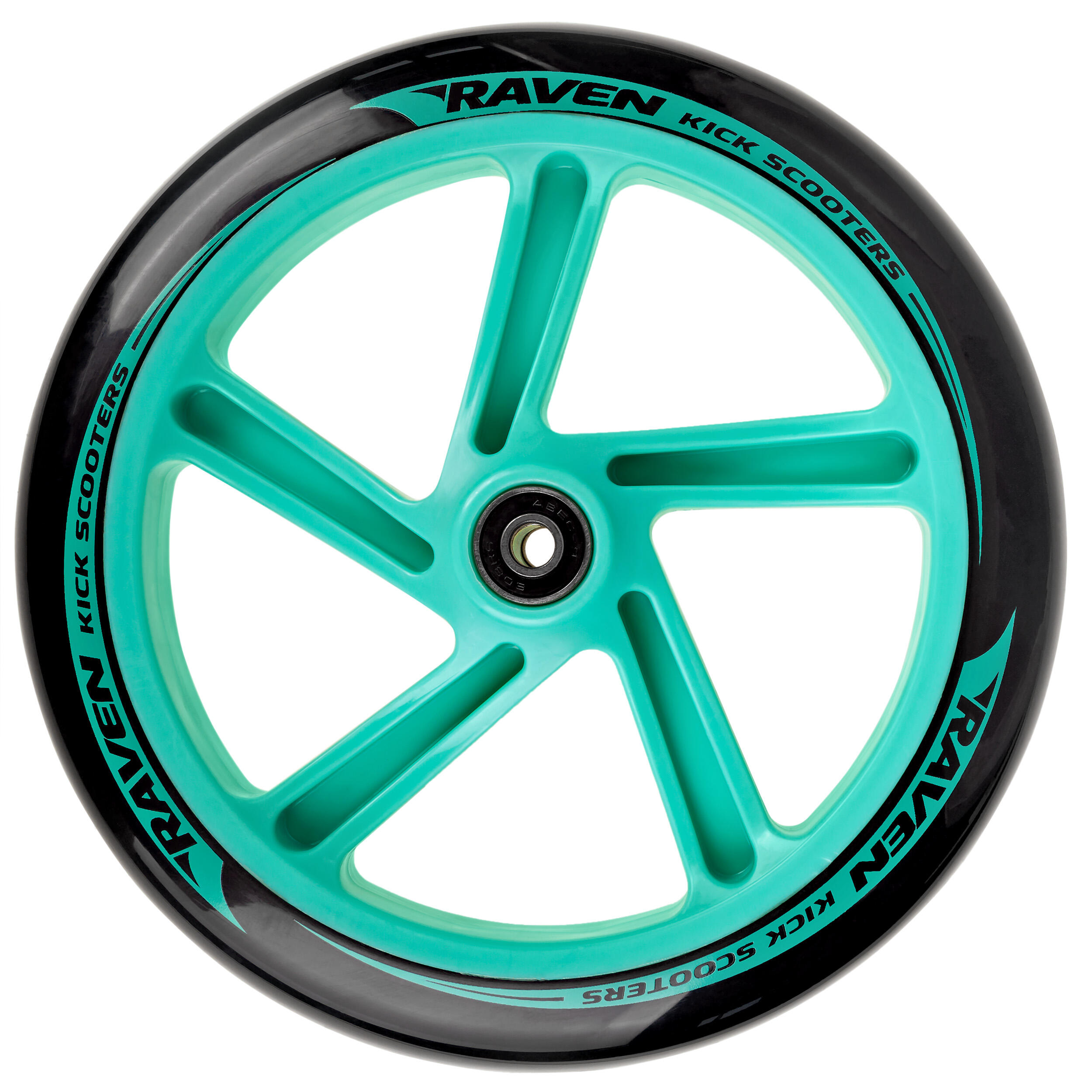 Kółka do hulajnogi RAVEN Anabel Black/Mint 200mm 2szt 2/4