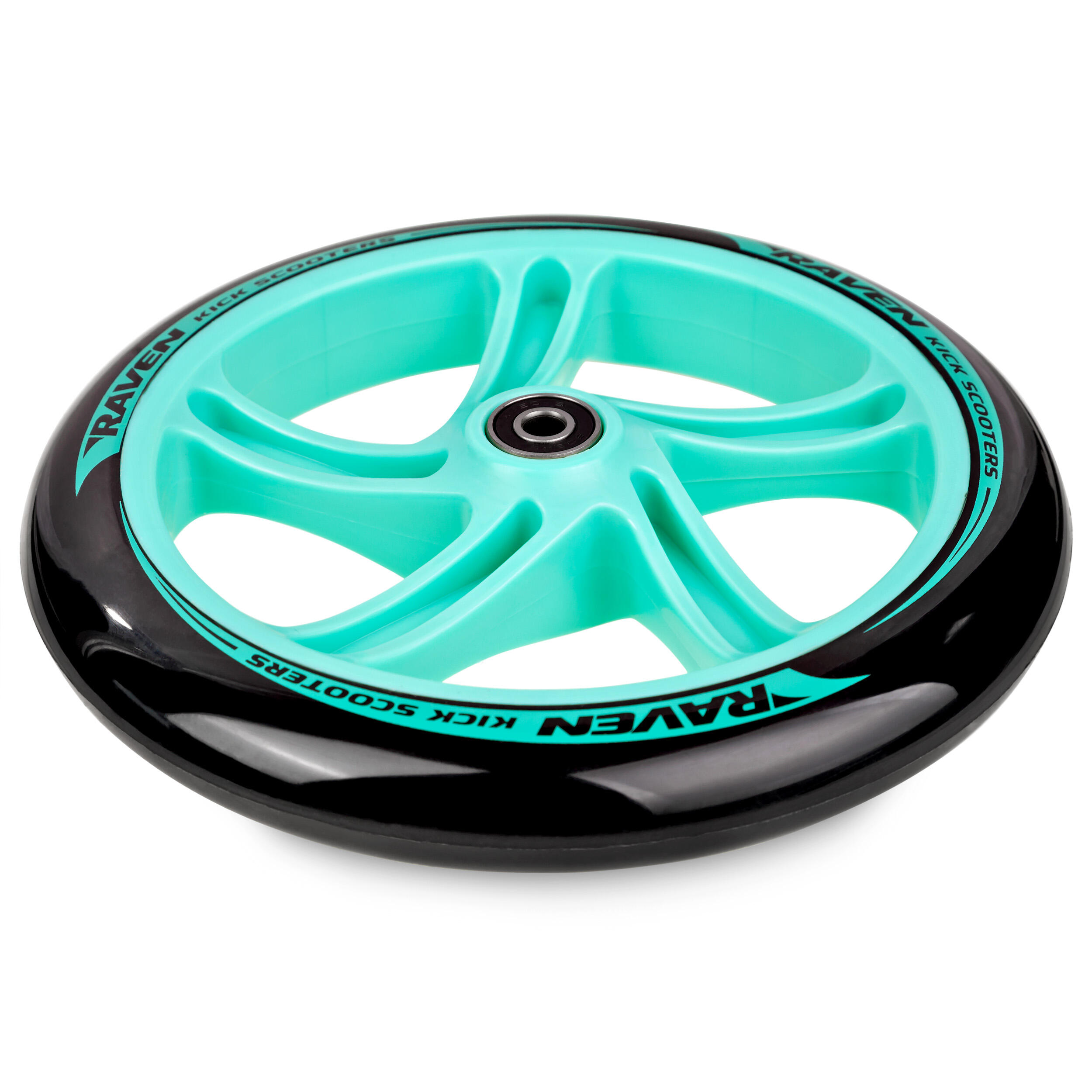 Kółka do hulajnogi RAVEN Anabel Black/Mint 200mm 2szt 3/4