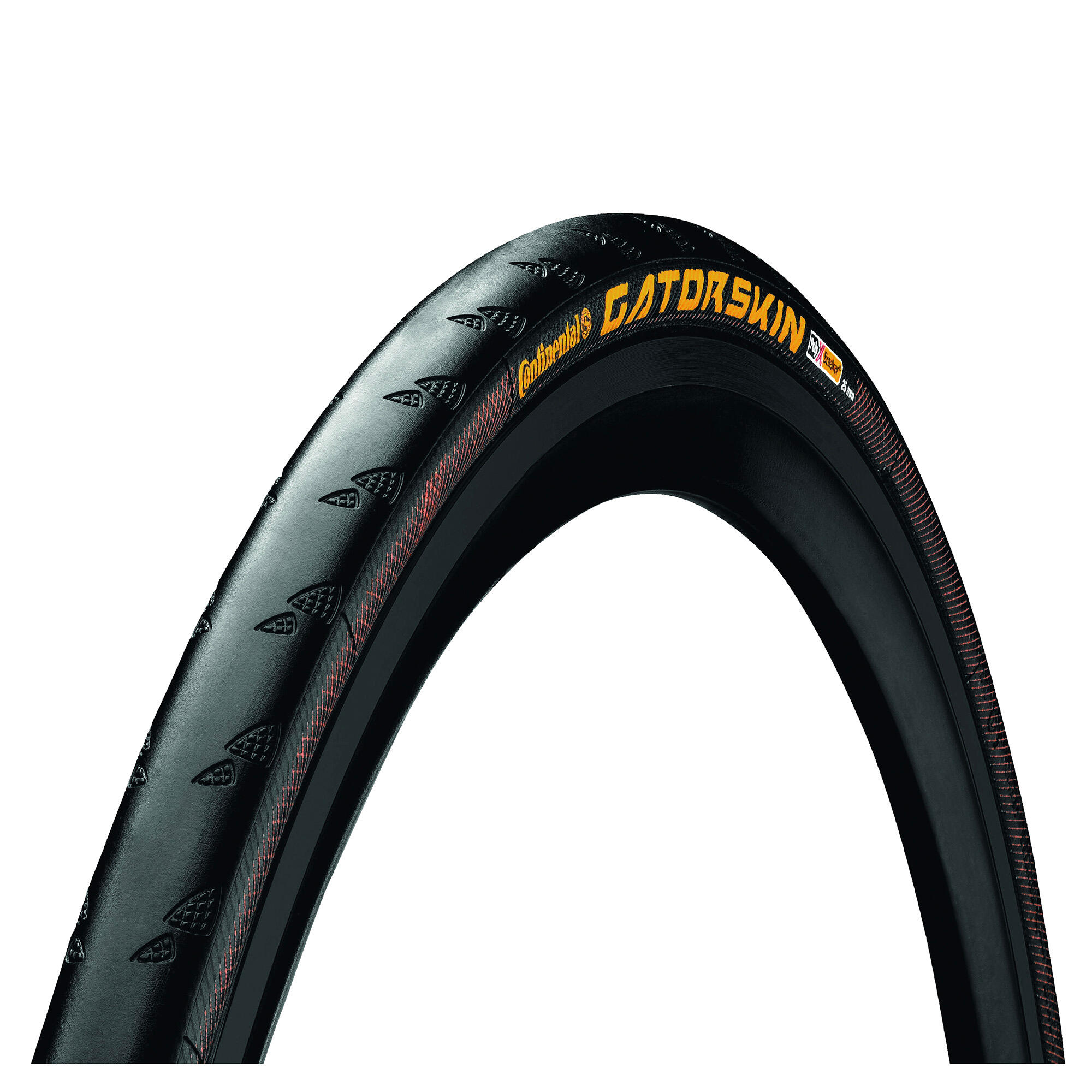 Gatorskin Tyre-Wire Bead Road Black/Black 700 X 25C Puncture Protection 1/3