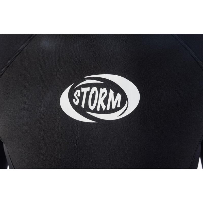STORM - Combinaison de surf - Shorty 2mm - Back Zip - Black