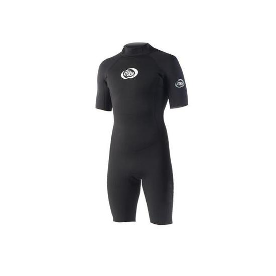 STORM - Combinaison de surf - Shorty 2mm - Back Zip - Black