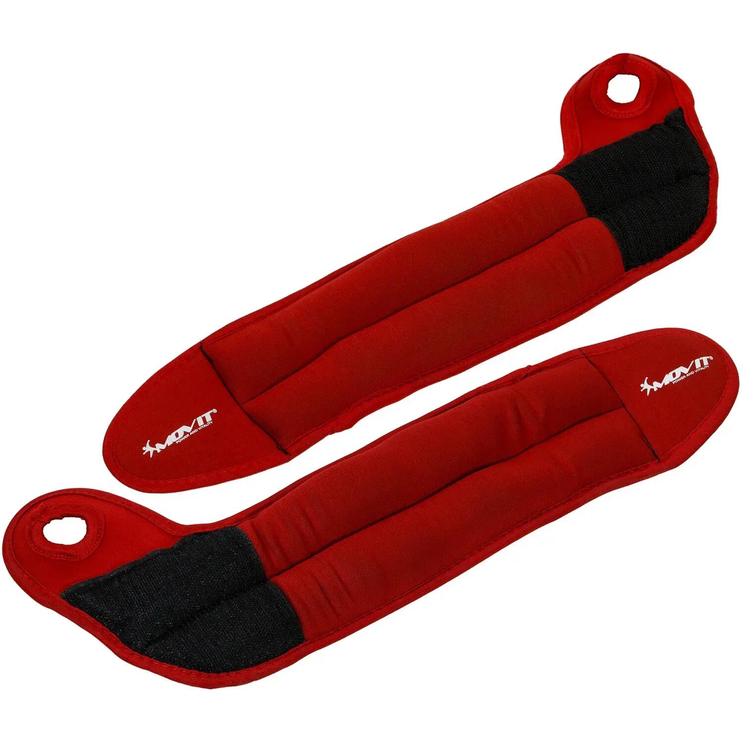 Greutati din neopren pentru degetul mare, MOVIT® 2 x 1,5 kg, rosu 5/7