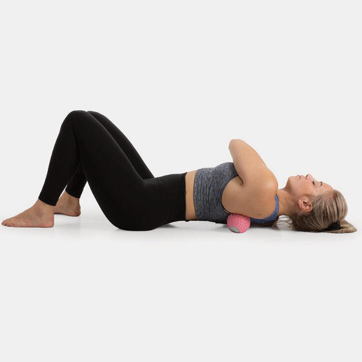 Balle de massage Vivid Gymstick 10 cm rosa compacte 2/3