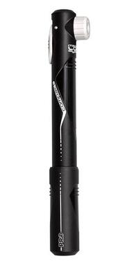 Minipomp compact telescopic 25 cm zwart