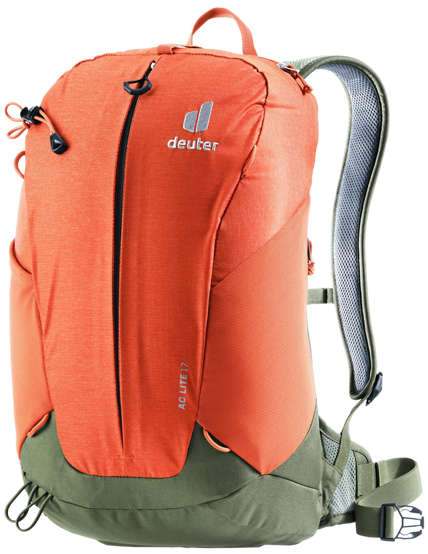 Sac à dos Deuter AC Lite 17 17L Paprika Khaki ventilé Aircomfort léger 840g 3/7