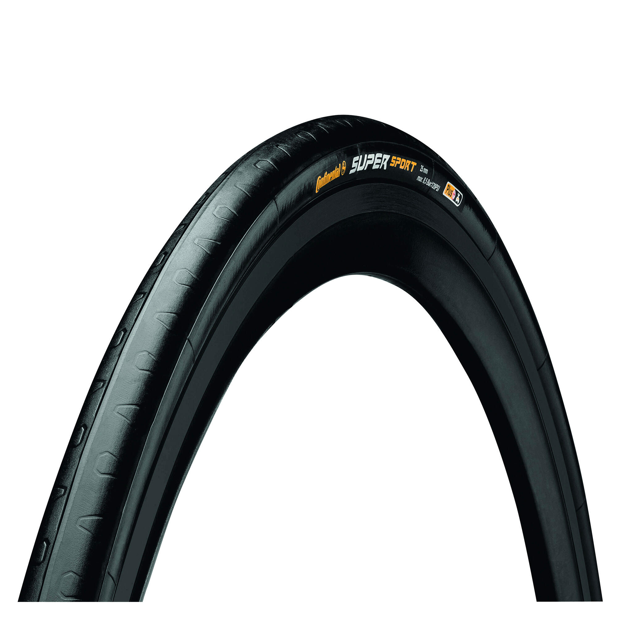 Super Sport Plus Tyre-Wire Bead Road Black/Black 700 X 25C 1/5