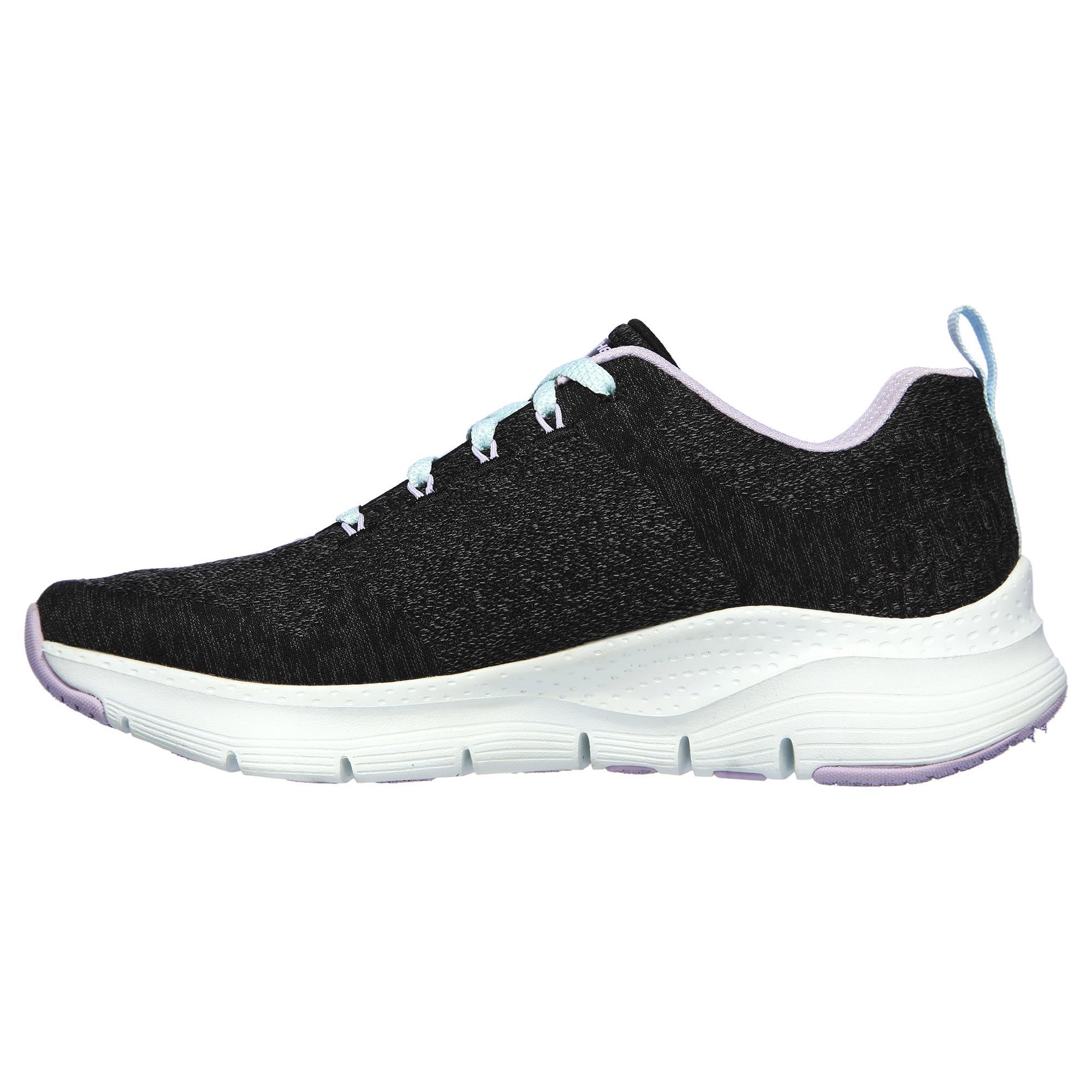 Zapatillas Deportivas para Mujer Skechers 149414_BKLV Negras con Cordones 5/6