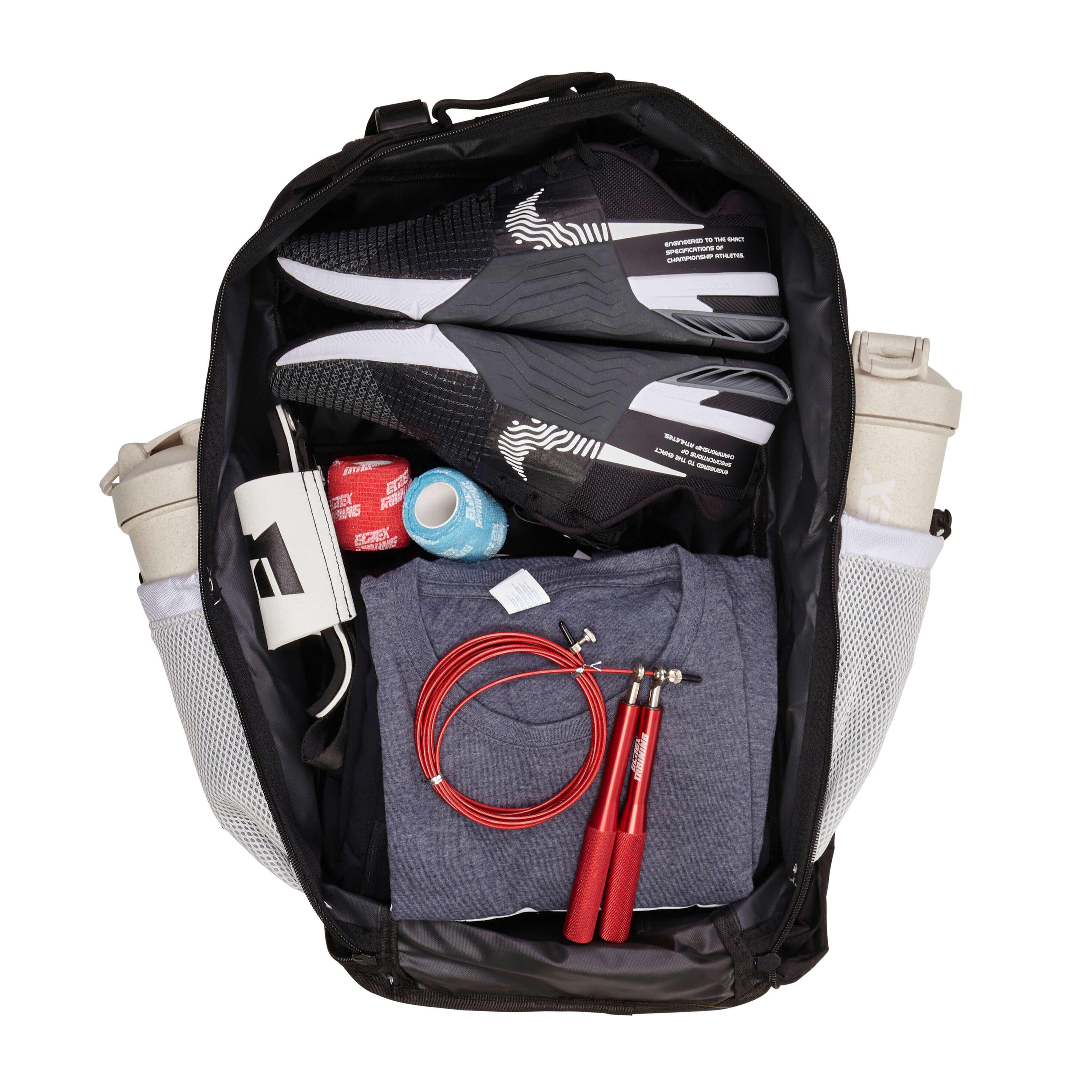 Sac à Dos Elitex V2 Blanc Noir 45L Cabine Entraînement Imperméable 6/8