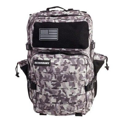Rugzak elitex v2 wit zwart camouflage 45l cabine training waterdicht