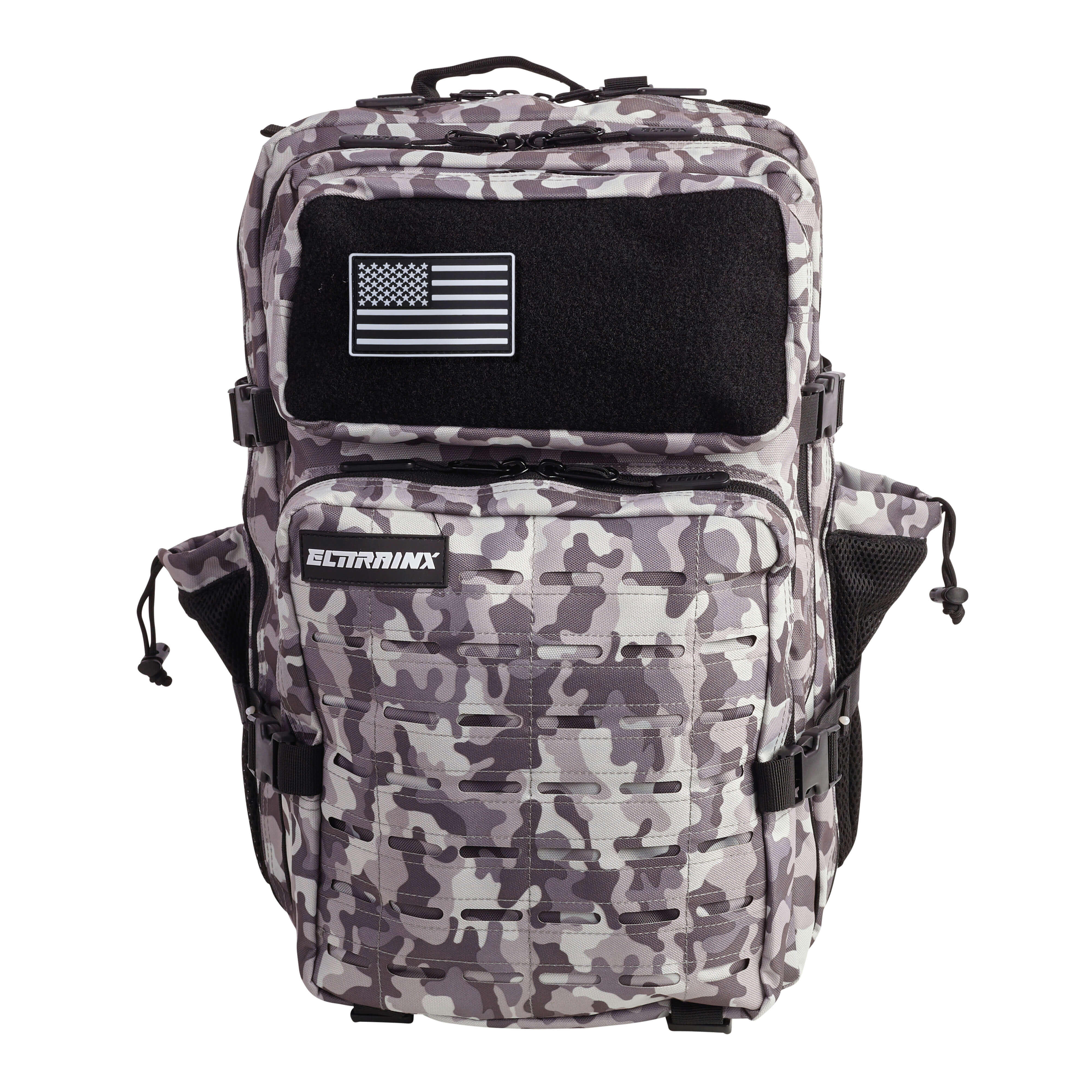 Elitex Training - Sac À Dos Elitex V2 Camouflage Blanc Noir 45l Cabine Entraînement Imperméable - Sac À Dos - Marron|vert - 45 L - Decathlon