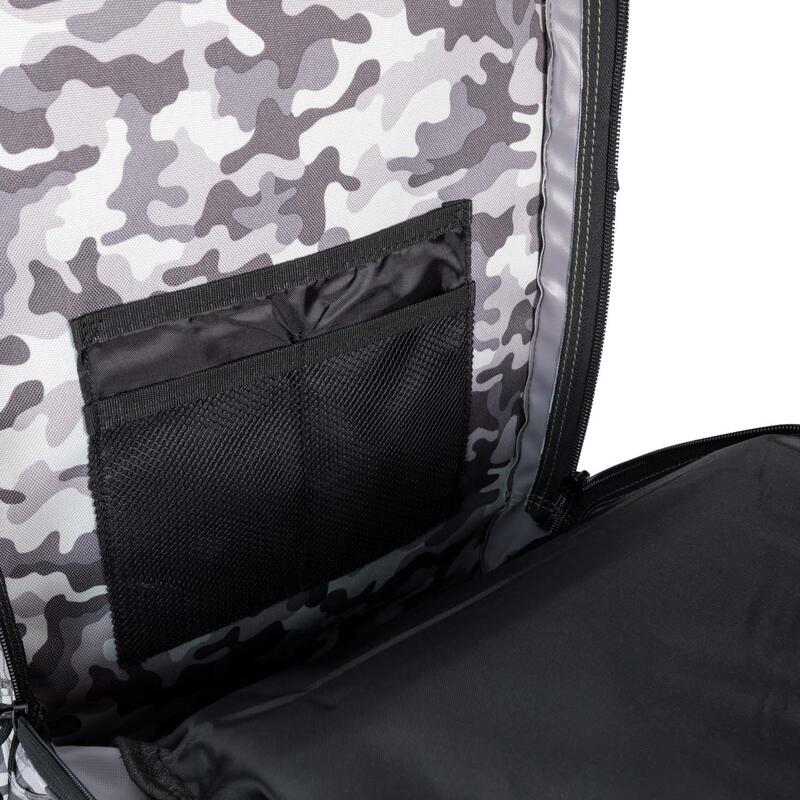 Militaire tactische rugzak ELITRAINX V2 zwart-wit camouflage 45L voor sport