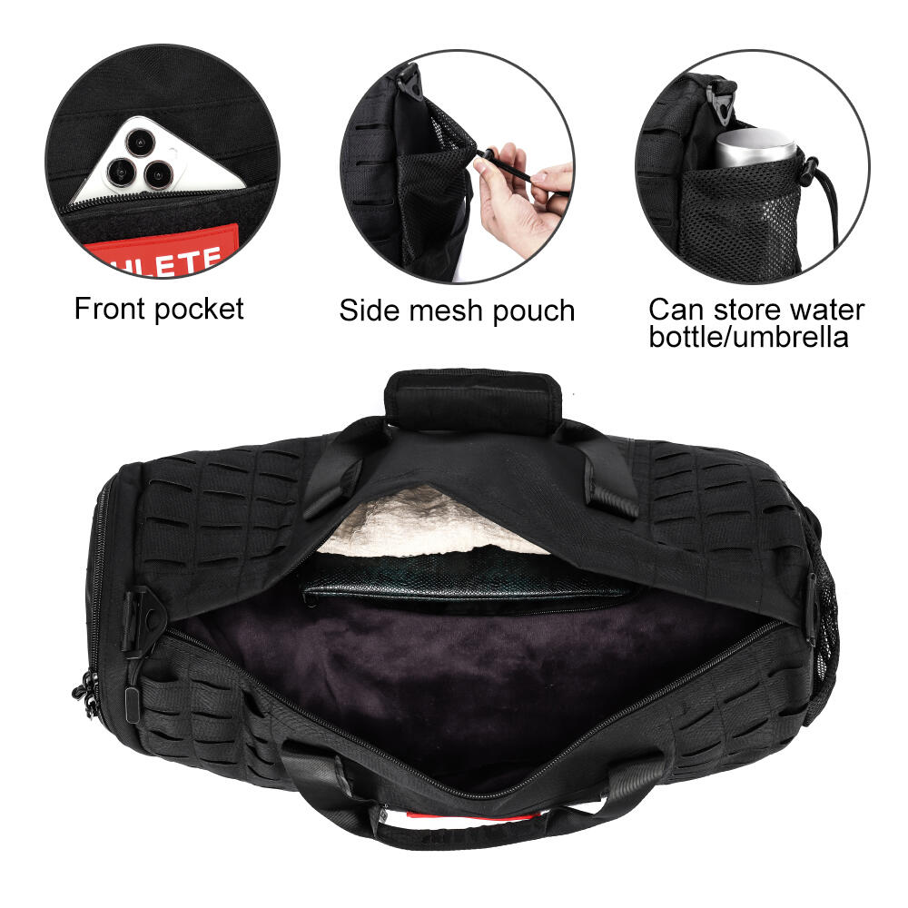 Duffel 50L Elitex Training – Waterdichte sporttas met schoenenvak 3/5