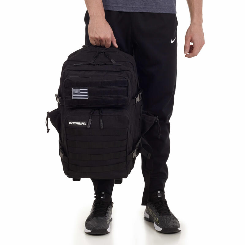 Sac à dos tactique militaire ELITRAINX V1 Noir 45L pour le sport et les voyages