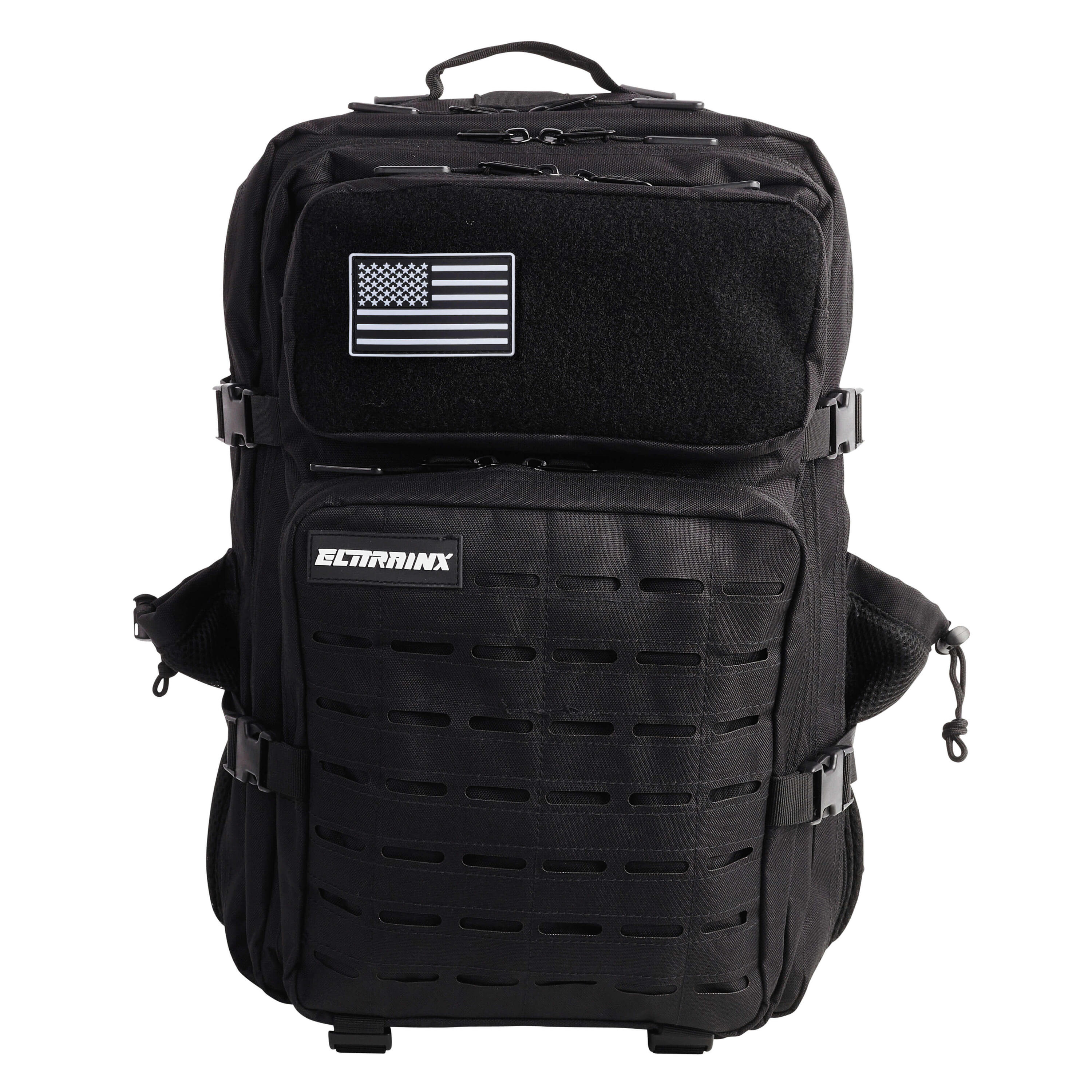 ELITEX TRAINING Zaino Tattico Militare ELITRAINX V2 Nero 45L per Sport e Viaggi