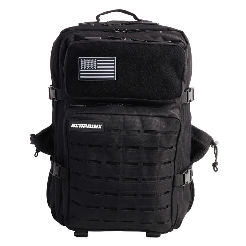 Mochila tática militar ELITRAINX V2 Preto 45L -Desporto e viagens